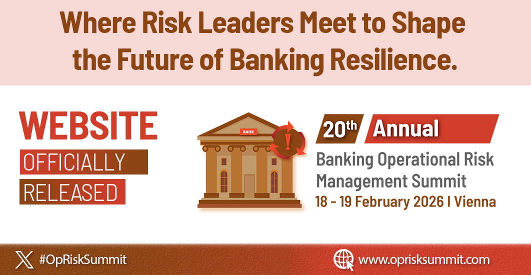 🚀 The website for the 20th Annual Banking Operational Risk Management Summit is live!
📍 Vienna | 18–19 Feb 2026
Where risk leaders meet to shape the future of banking resilience.
🔗 oprisksummit.com
#OperationalRisk #Banking #RiskManagement #Vienna
