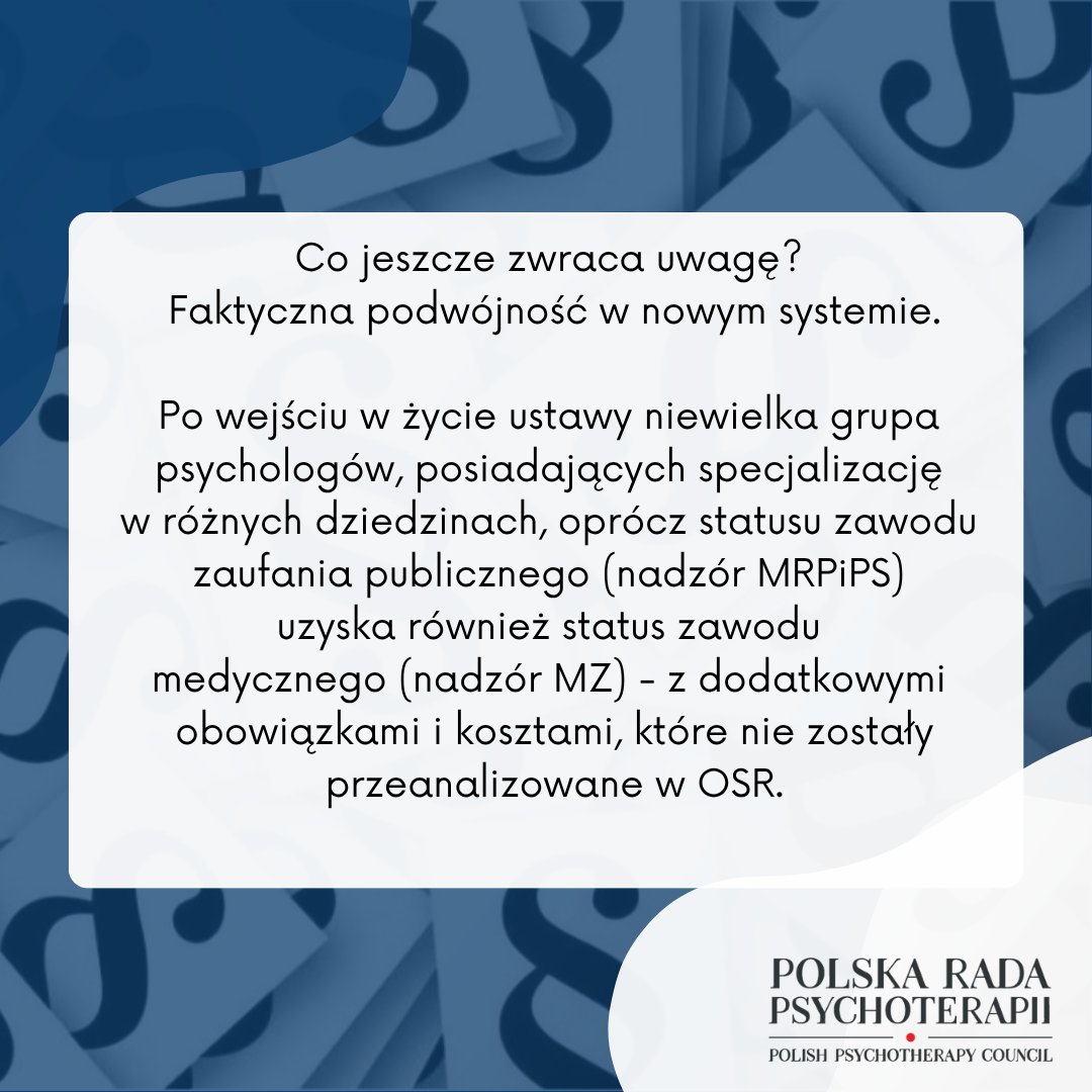 #projekt1344 Potrzebne jest ustawowe zastrzeżenie 2-4 tytułów zawodowych w #ustawaozawodziepsychologa 

 Więcej: facebook.com/share/p/1DBtRy… 

@AgaBak <a href="/MGolbik/">Marta Golbik</a> <a href="/KUeberhan/">Katarzyna Ueberhan</a> <a href="/mmzawisza/">Marcelina Zawisza #PartiaRazem</a> <a href="/PatrykWicher1/">Patryk Wicher</a> <a href="/SzczurekZelazko/">Józefa Szczurek-Żelazko</a> <a href="/aK_Sojka/">Katarzyna Sójka</a> <a href="/jciesz/">Janusz Cieszyński</a> <a href="/lubczyk_radek/">Radosław Lubczyk</a> <a href="/kmieciak_b/">Błażej Kmieciak</a>