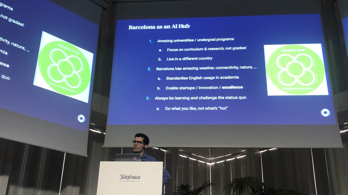 dlbcnai's tweet image. UPC will award an honoris causa doctorate to Oriol Vinyals (@OriolVinyalsML) from @GoogleDeepMind. 

telecos.upc.edu/ca/noticies/la…

Oriol was a keynote speaker in #DLBCN 2019: