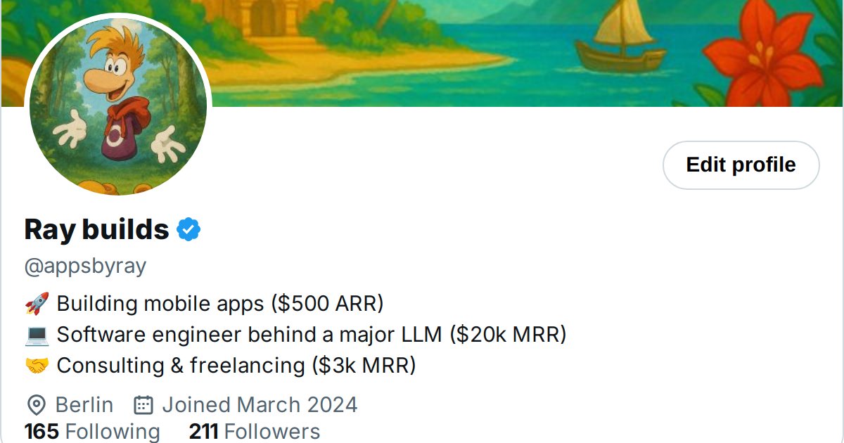 Ray builds tweet media