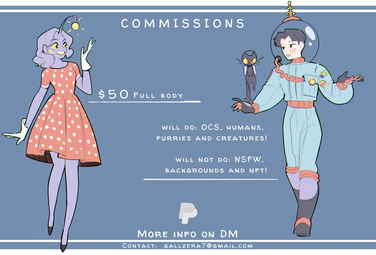 GalzaArt's tweet photo. 🚨COMM Open! 

 Hi guys. I have 3 slots open for flat color drawing!  

DM me!

RTs are appreciated. https://t.co/Sb506X2vs1
