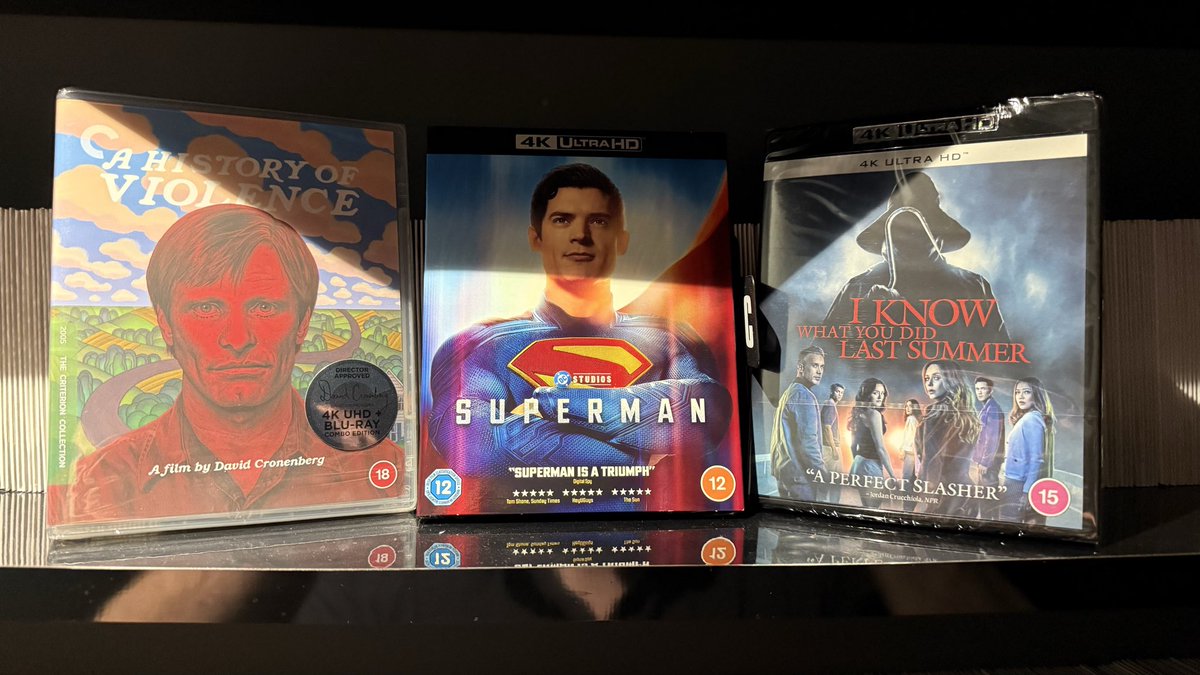 Today’s new arrivals in #CinemaGeorge 🎬🎬🍿🍿… 

Unfortunately, Martyrs won’t arrive until tomorrow… Sorry <a href="/domhaerpfer/">Dominique Haerpfer</a>!! 😝😝

#4K #Atmos #NeuralX  #PhysicalMedia