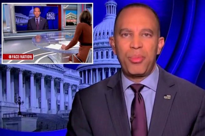 Jeffries is desperate ~ ~ Hakeem Jeffries slammed for claiming Trump will ‘rig’ midterm elections after sparring with CBS host trib.al/OHZBwxN