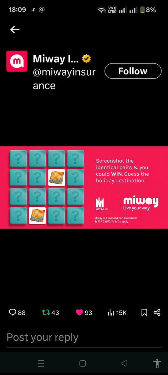 ravimoon64's tweet photo. @miwayinsurance π»πΆ
#MiwayToM #MiwayLiveYourWay https://t.co/DU7XMROKgl