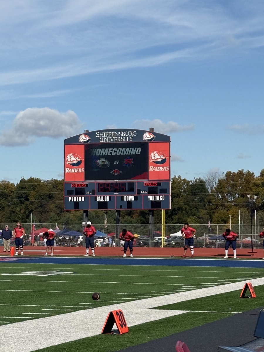Had a great time at Shippensburg University on Saturday for a game day visit loved the atmosphere! I wanted to thank <a href="/Coach_Long12/">Brayden Long</a> for having me out.