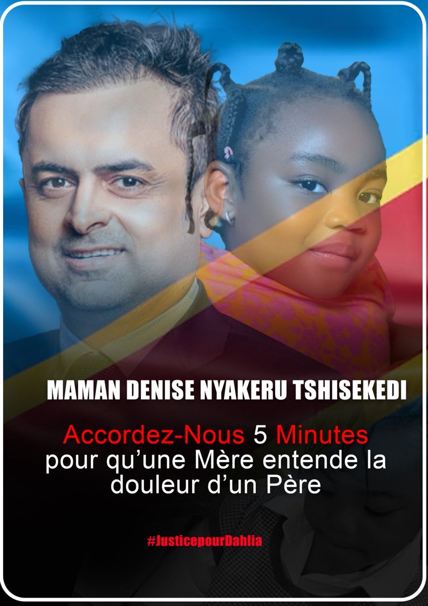 <a href="/DeniseNyakeru/">Denise NYAKERU TSHISEKEDI</a> MAMAN DENISE JUSTE 5 MINUTES POUR VOUS EXPLIQUEZ QU’UN MUR A ÉCRASÉ PLUS QU’UN CORPS; CE MUR A DÉTRUIT UNE VIE ENTIÈRE , 5 MINUTES POUR ÊTRE ENTENDU CAR LA VIE DE DAHLIA VAUT PLUSQUE LE CIMENT…..