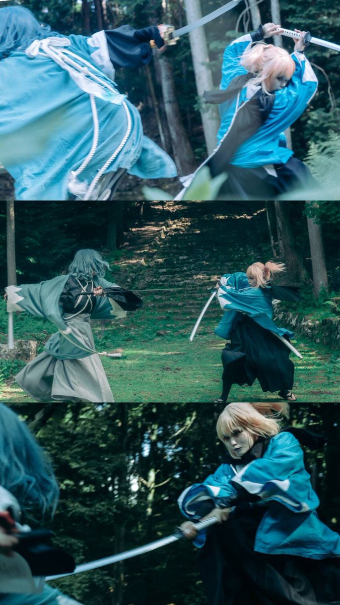 lv2tamagoyaki's tweet image. 【コスプレ注意】
なあ、沖田ちゃんよ…
おまえってそんないい眼してたっけか…

Fate/Grand Order
沖田総司@narimiya3 
斎藤一@lv2tamagoyaki

📷️@WfstenCam
タップ推奨