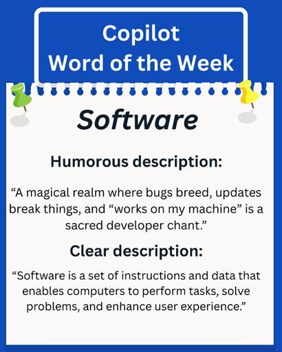 tapcastltd's tweet image. Defining software in 20 words—one funny, one factual. Which one wins? #SoftwareEngineer #TechTalk #Programmer #WOTW