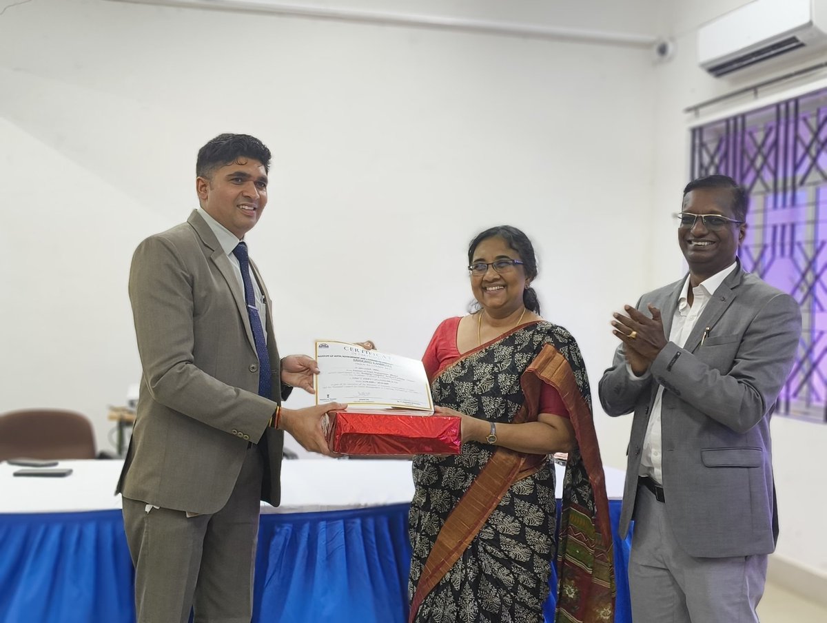 🌸✨ A beautiful finale!
The valedictory at IHM Trivandrum celebrated IHM Bhopal students &amp; faculty with certificates, memories &amp; lasting friendships. 💫🤝

#IHMTrivandrum #IHMBhopal #StudentExchange #ValedictoryFunction #FriendshipAndLearning