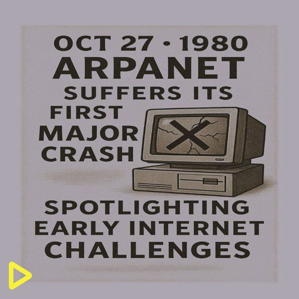 Advancify's tweet image. 🌐 Oct 27, 1980: ARPANET suffers its first major crash, spotlighting early internet challenges. Strengthen your digital edge—partner with Advancify for reliable tech solutions.adfy.co/schedule #ThisDayInTech #ARPANET