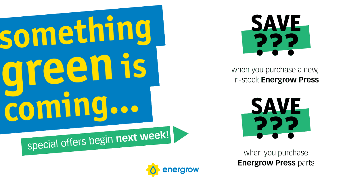 Did you know crushing or roasting your soybeans on-farm can replace 70% of purchased protein and fat?

Green Friday deals coming soon to help you save more and grow smarter!

#GreenFriday #FarmProfit #Energrow