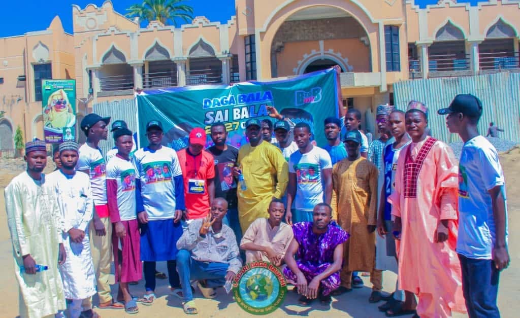 LDB_Media's tweet photo. FROM BALA TO BALA 2027: SPECIAL RALLY HELD URGING DR. BALA WUNTI TO CONTEST FOR BAUCHI GOVERNORSHIP IN 2027.

The group “Daga Bala Sai Bala 2027” under the leadership of Hon. Abubakar Yusuf Maigoro, popularly known as Oga Habu, has organized a massive and peaceful rally to.. https://t.co/csIpc6je2n