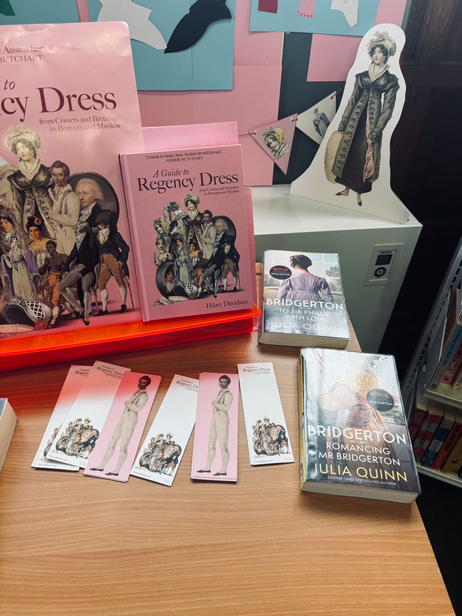 CharltonLib's tweet image. If you’re a Bridgerton fan, here at #CharltonLibrary we have a new display all about the regency period! With thanks to @YaleBooks + @readingagency for the resources and #AGuideToRegencyDress! 📚 #LoveYourLibrary