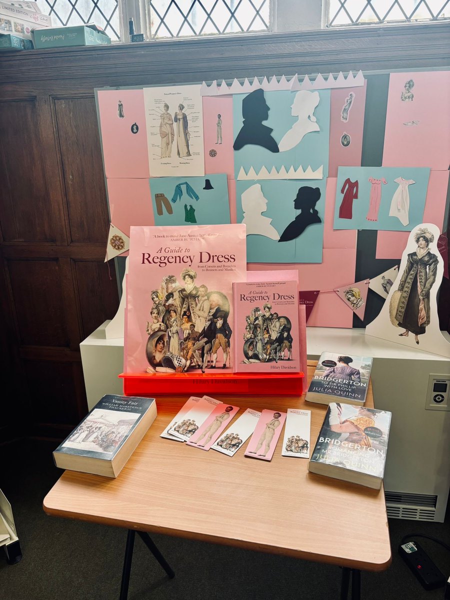 CharltonLib's tweet image. If you’re a Bridgerton fan, here at #CharltonLibrary we have a new display all about the regency period! With thanks to @YaleBooks + @readingagency for the resources and #AGuideToRegencyDress! 📚 #LoveYourLibrary