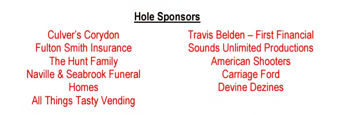 On behalf of the boys and girls golf teams, we would like to sincerely thank all of our sponsors and participants at this year's New Albany Golf Teams Scramble.  We couldn't do what we do without your generosity.  We hope to see everyone back again next year.

@gonewalbany