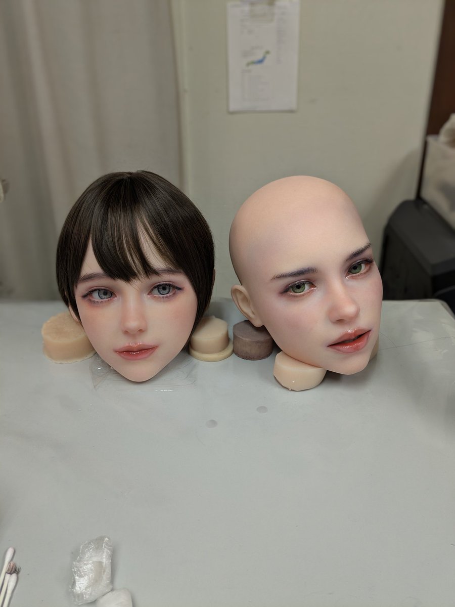 orient_emotion's tweet image. Orient Industry × Zelex🕊️
『Aira（アイラ）』と『Ren（レン）』

#オリエント工業 #等身大ドール
#Prototype #Figure