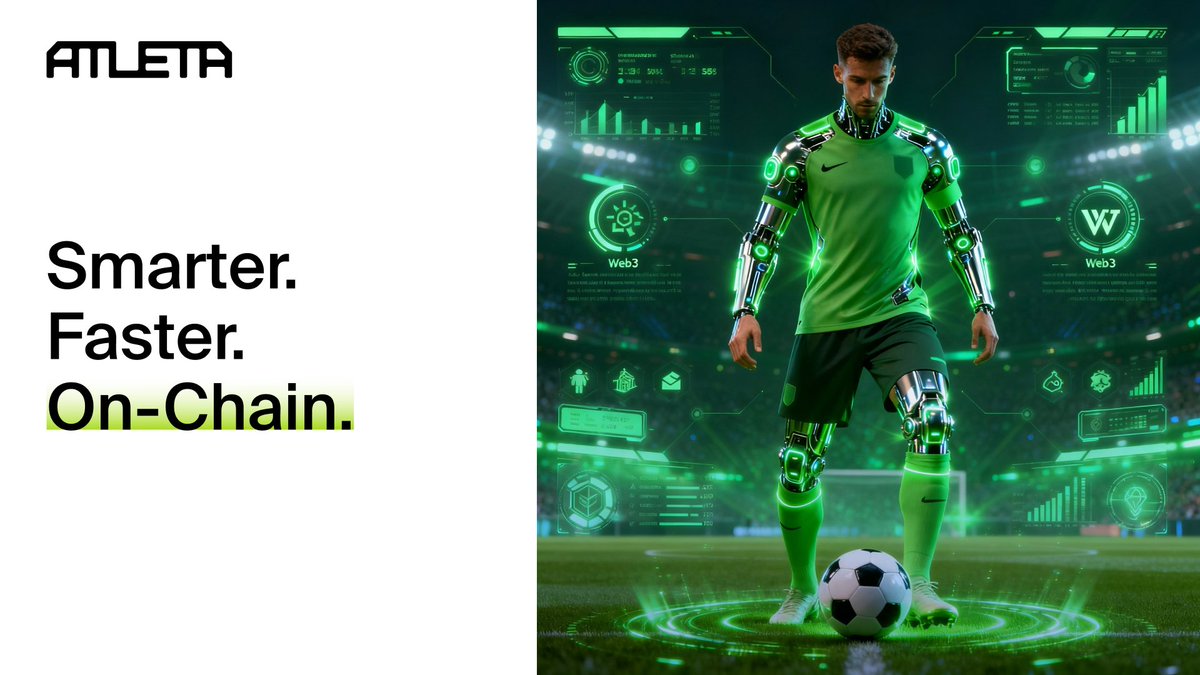 Atleta_Network's tweet image. AI + Web3: The Next Frontier in Sports Analytics

Every decision in sports starts with data from scouting to training, transfers and performance.
But data alone is not enough. It needs context, precision and trust.

By combining AI-driven analytics with blockchain transparency…