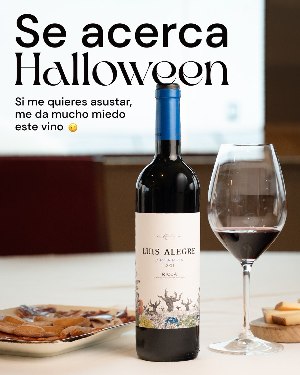 Luis Alegre Crianza está de miedo 👻