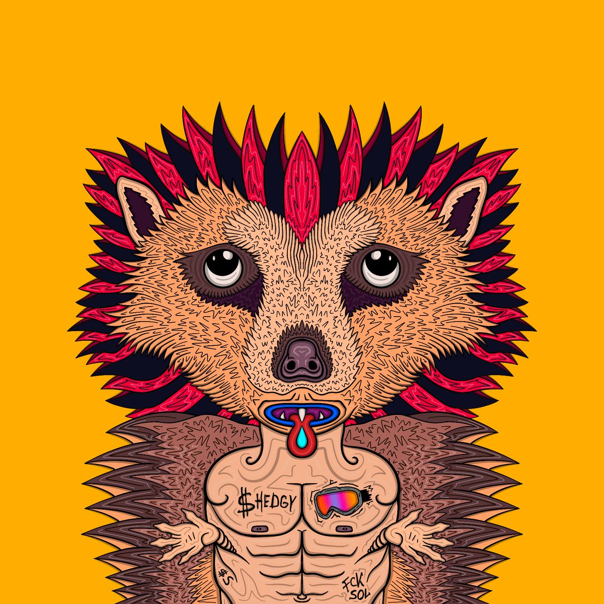 Fantommoon1's tweet photo. $HEDGY Hogs NFT #Giveaway 
Win this @hedgycoin NFT (art by @clokkworky) comes with a monthly payout in $S

To enter
🦔 Like and RT
🦔 Tag @hedgycoin and @SonicLabs $S
🦔 reply with CONSTRUCTIVE advice to SL on how we get $S price back in significant  green ✅💰
Winner in 72 hours https://t.co/fhCU2mB6uQ