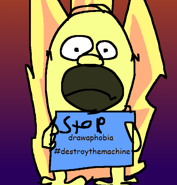 FreddyGold64194's tweet photo. @MichaelMustDie @Bazingakookie my arts better #destroythemachine https://t.co/H8abVDK6dm