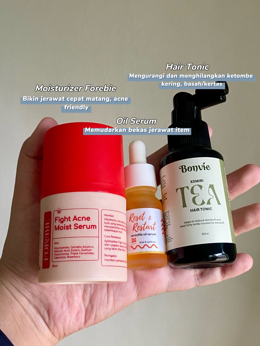 Kecil-kecil cabe rawit product that actually work very well on my skin: