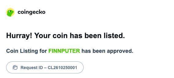 Puterheads!

$FINNPUTER is now officially listed <a href="/coingecko/">CoinGecko</a> 

Infinite uptime!

coingecko.com/en/coins/finnp…