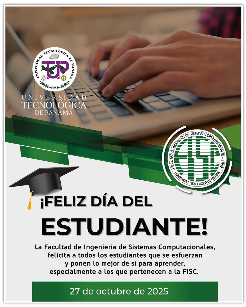 La Facultad de Ingeniería de Sistemas Computacionales, felicita a todos los estudiantes que se esfuerzan y ponen lo mejor de si para aprender, especialmente a los que pertenecen a la FISC.
