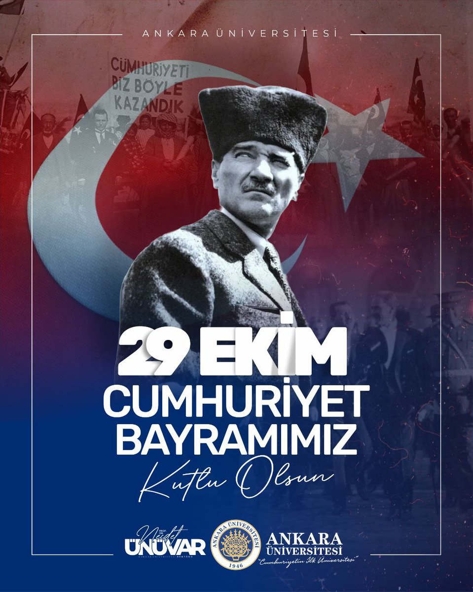 29 Ekim Cumhuriyet Bayramımız Kutlu Olsun! 🇹🇷