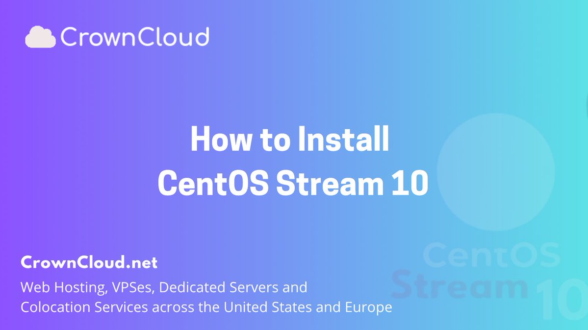 crownclouds's tweet image. Ready to explore the future of CentOS?
Check out our step-by-step guide: How to Install CentOS Stream 10 
Perfect for developers and sysadmins looking for a rolling-release Linux experience!

wiki.crowncloud.net/?How_to_Instal…

#CentOS #Linux #SysAdmin #DevOps #ServerSetup