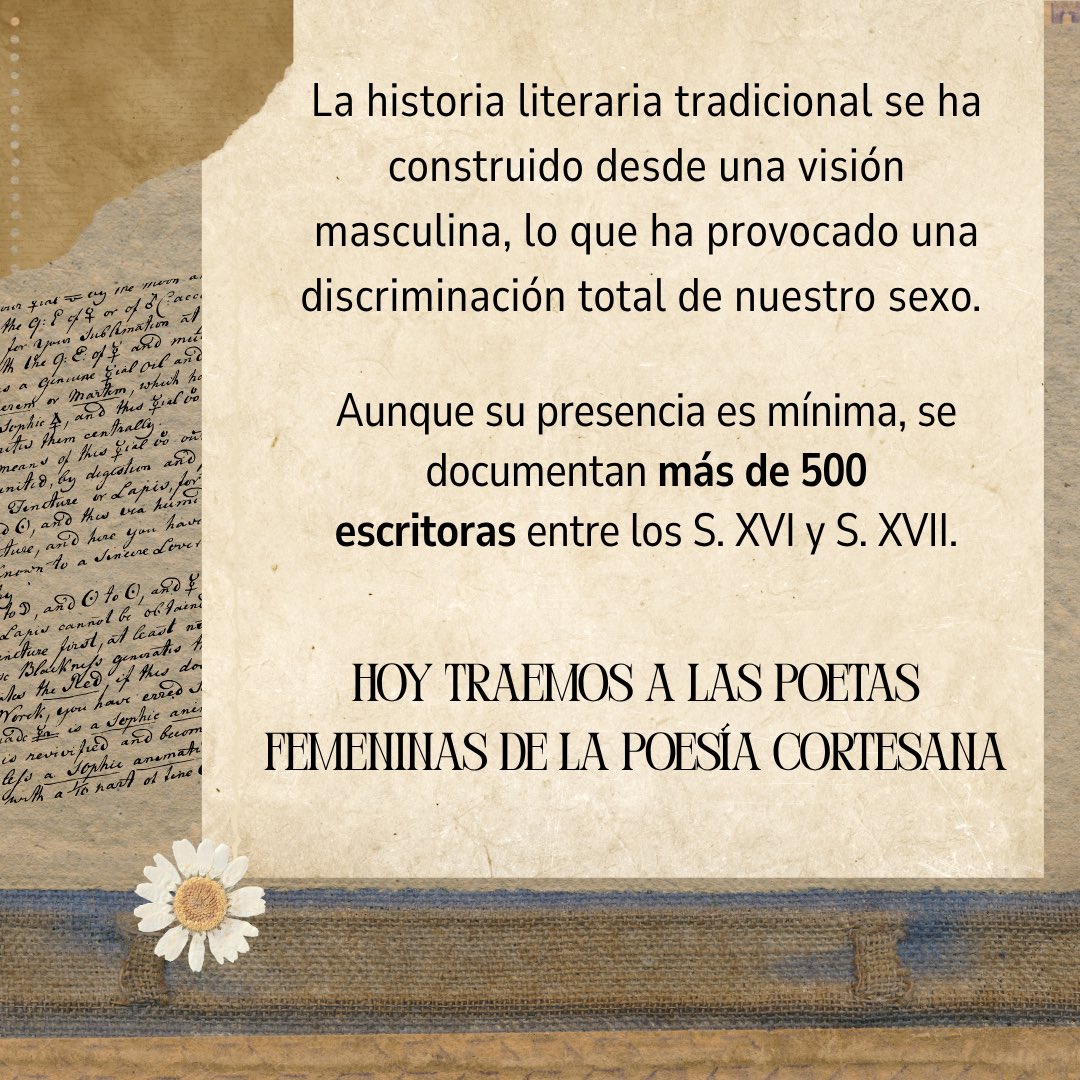 FuriasAs's tweet image. 📜 As mulleres fomos borradas da historia, incluida a literatura, pois só os homes tiveron voz e visibilidade. 

Por iso hoxe vos traemos algunha das poetisas femininas olvidadas da poesía cortesana do Século XV 💜.