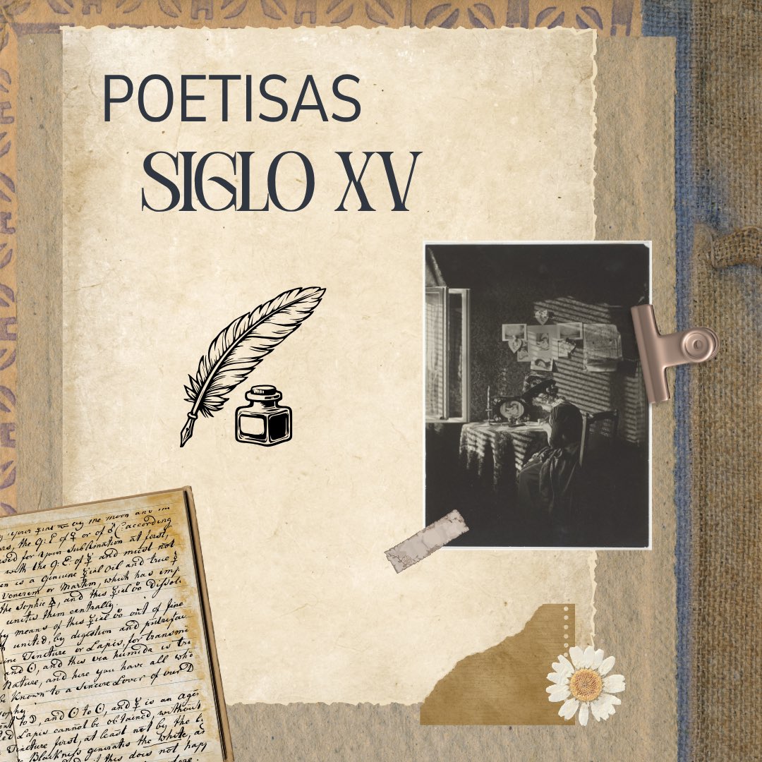 FuriasAs's tweet image. 📜 As mulleres fomos borradas da historia, incluida a literatura, pois só os homes tiveron voz e visibilidade. 

Por iso hoxe vos traemos algunha das poetisas femininas olvidadas da poesía cortesana do Século XV 💜.