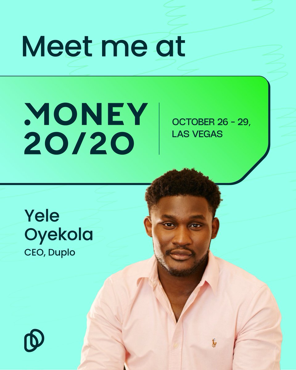 Hello from #Money2020USA <a href="/money20_20/">make money online 2020</a>! 🎉Where the brightest minds in global fintech meet to share ideas, spark innovation, and shape the future of finance. 

At Duplo, we’re simplifying B2B payments and financial operations across Africa, helping businesses automate payments,