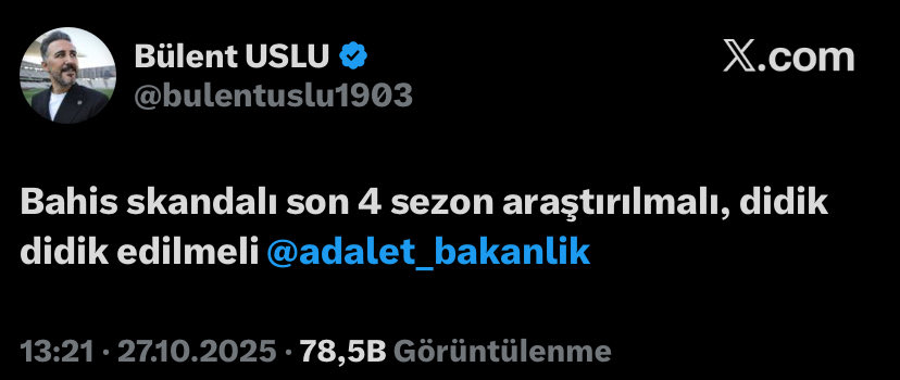 Neden son 5 sezon veya 10 sezon değilde 4 sezon? <a href="/bulentuslu1903/">Bülent USLU</a>