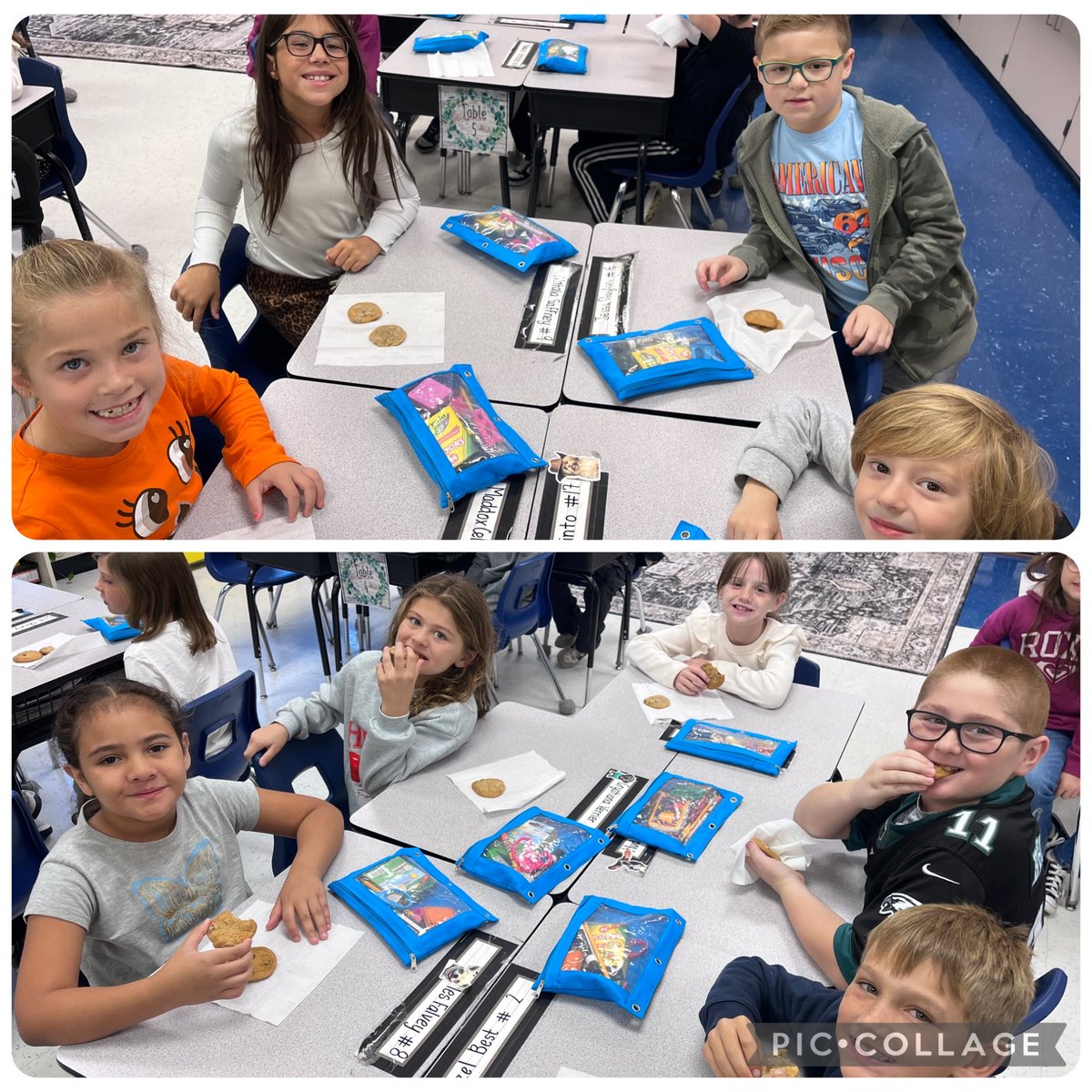 What a sweet way to start our day! 🍪🍪🍪 <a href="/MrsLarson03/">Lauren Larson</a> Class cashed in their Swag Wagon reward: Cookies with the Counselor! <a href="/MSTNGPrincipal/">Tiffany Eberle</a> <a href="/Jac_Aliseo/">JacquelineAliseo</a> <a href="/Mrs_Colucci/">Heather Colucci</a>