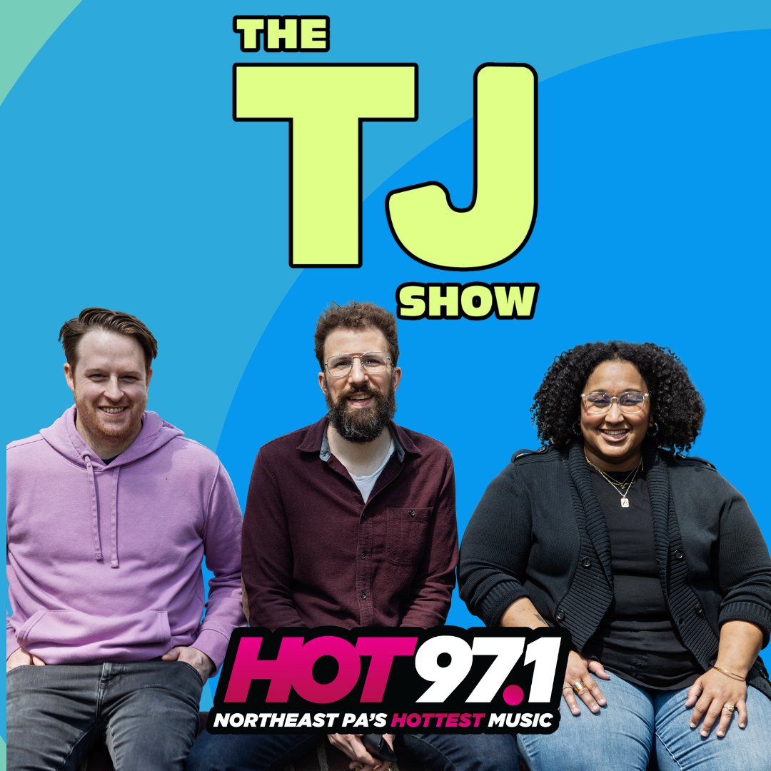 Wake Up, NEPA! ☀️Your mornings just got a whole lot louder (and way more fun) - say hello to The TJ Show, weekdays on HOT 97.1. Coffee optional.. laughs mandatory.  🎙️😆

Listen at hot971radio.com | 97.1 FM | official HOT 97.1 APP | Smartspeaker