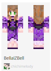 BellaIZBell's tweet photo. Currently on a Vampires SMP fixation and using Vampirism mod, so thanks Chi @ChichiMelody_ 

Vampire! Bella Skyfire is out now, and 400 years old!

Do you like her 🥺

#Minecraft #mcyt #skindex https://t.co/KMDHLmU9sc