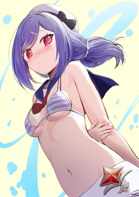 水着アヤメちゃん #ステラソラ #StellaSora