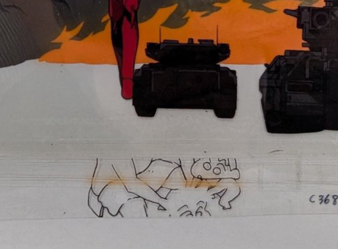 3枚目なんでしんちゃんの原画(？)が紛れてるのwwwwww