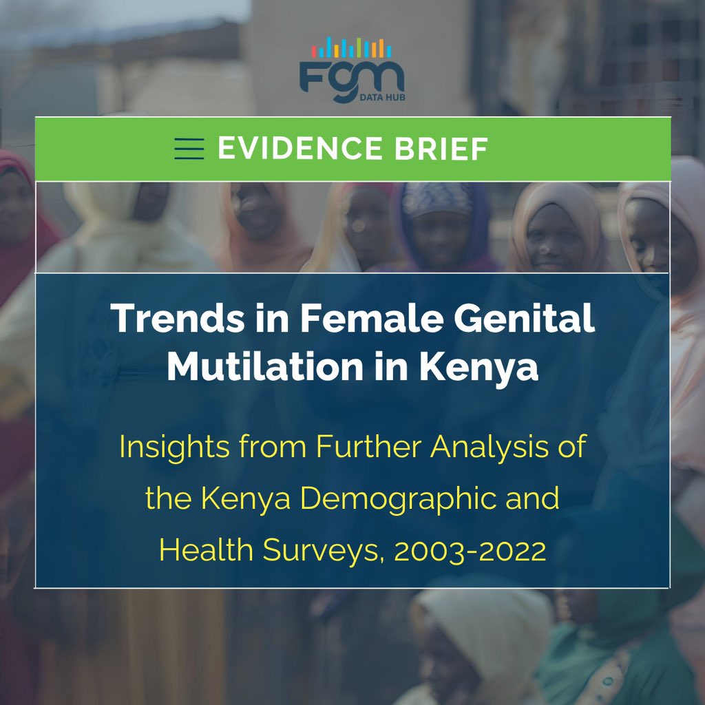 For nearly 20 years, FGM rates have remained high among women with no education, from poor households, of Islamic faith, &amp; Somali ethnicity (86% in 2022).

Our latest brief spotlights these gaps. Are your programs reaching the last mile?

Read more👇🏽 knowledgecommons.popcouncil.org/focus_sexual-h…
