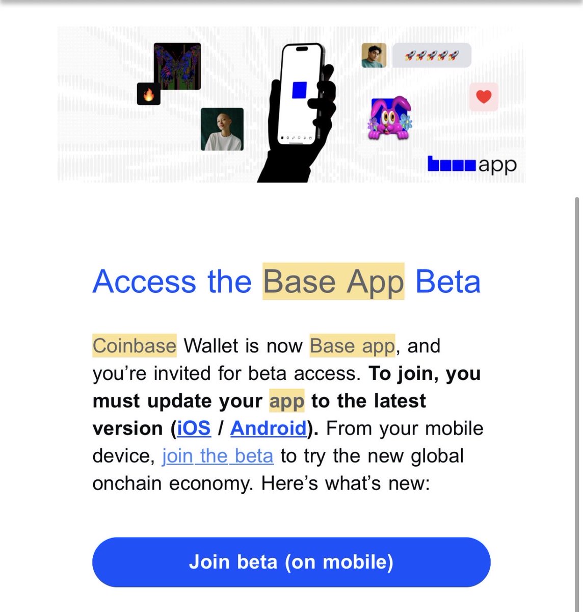 I’m finally on the <a href="/base/">Base</a> app find me here: base.app/profile/0xbcc5…

Thank you <a href="/jessepollak/">jesse.base.eth</a> 🙏