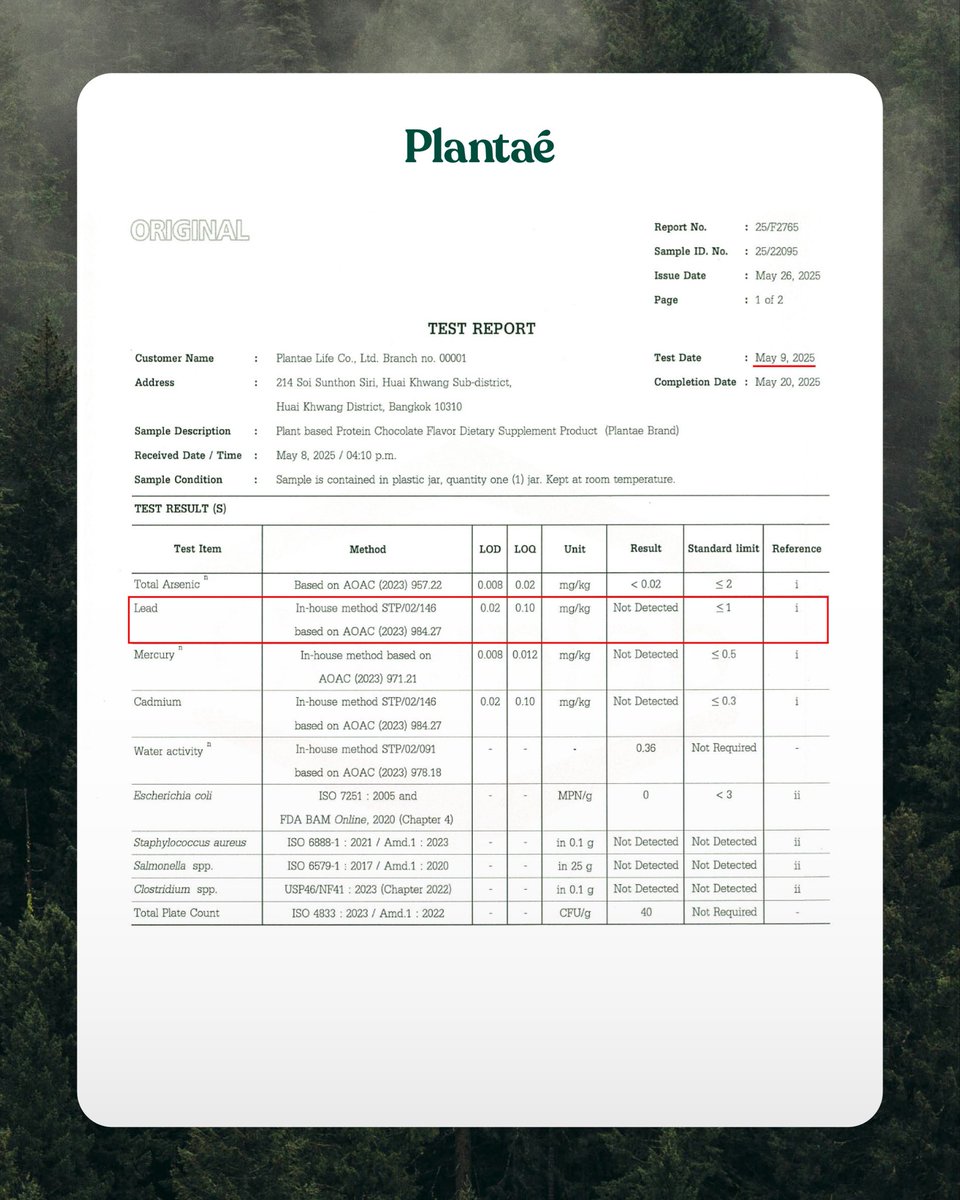 Plantaedrink's tweet image. เราขอใช้โอกาสนี้ขอบคุณจากใจจริงที่ไว้วางใจและเชื่อมั่นใน Plantae เสมอมา
Plantae จะไม่หยุดพัฒนา เพื่อรักษามาตรฐานสูงสุดให้คุณมั่นใจในระยะยาวต่อไป
We don’t just provide food, we save lives.
Plantae Team