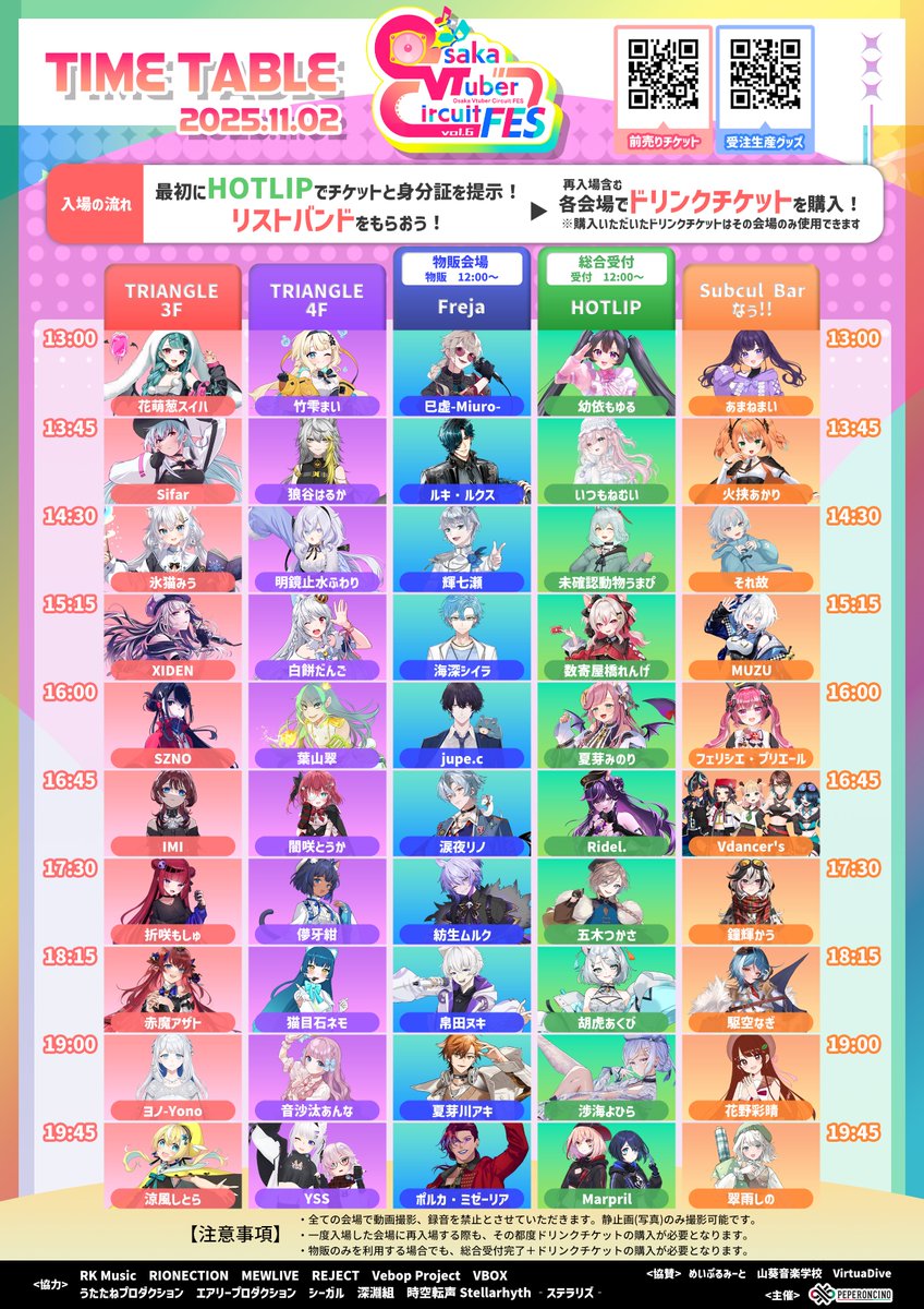 Osaka VTuber Circuit FES tweet media