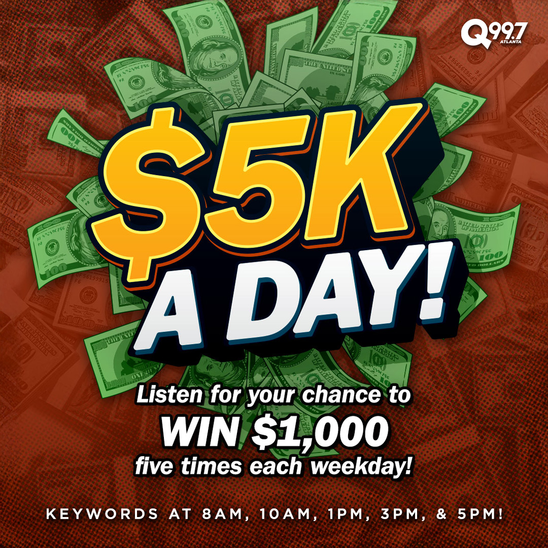 $5K A Day is ALMOST OVER! This week is your last chance to win! We’re dropping 5 keywords every weekday through Wednesday, 10/29. Text each one for your shot at $1,000—5 winners a day, 150 total! Listen. Text. Win. 💸