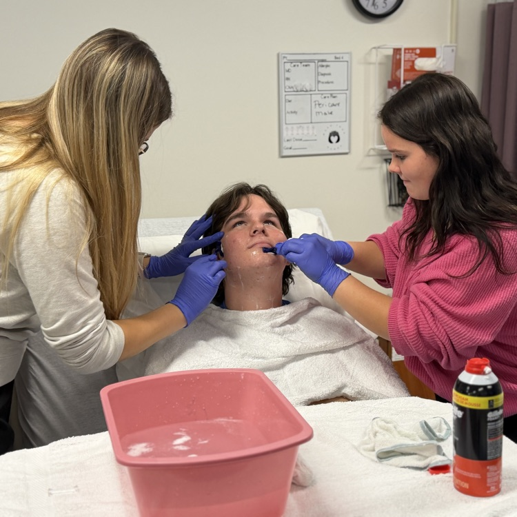 Nursing Prep students have been busy all year learning how to be a CNA. Preparing for their clinical experience and certification.