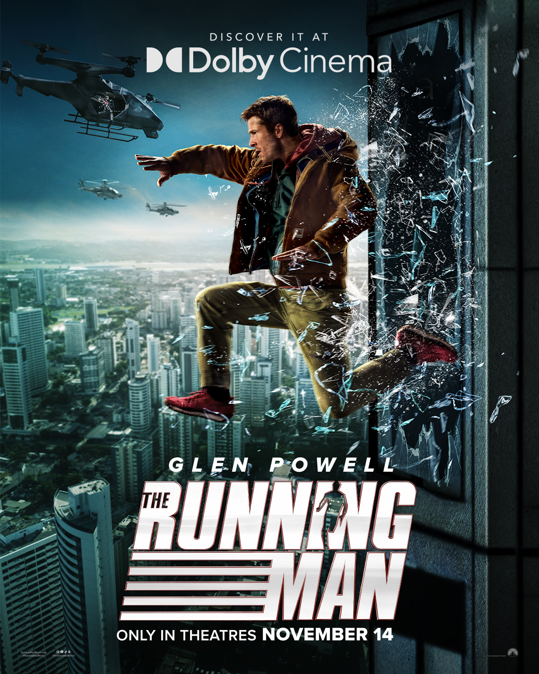 Running Man 2025 4DX filmposter 