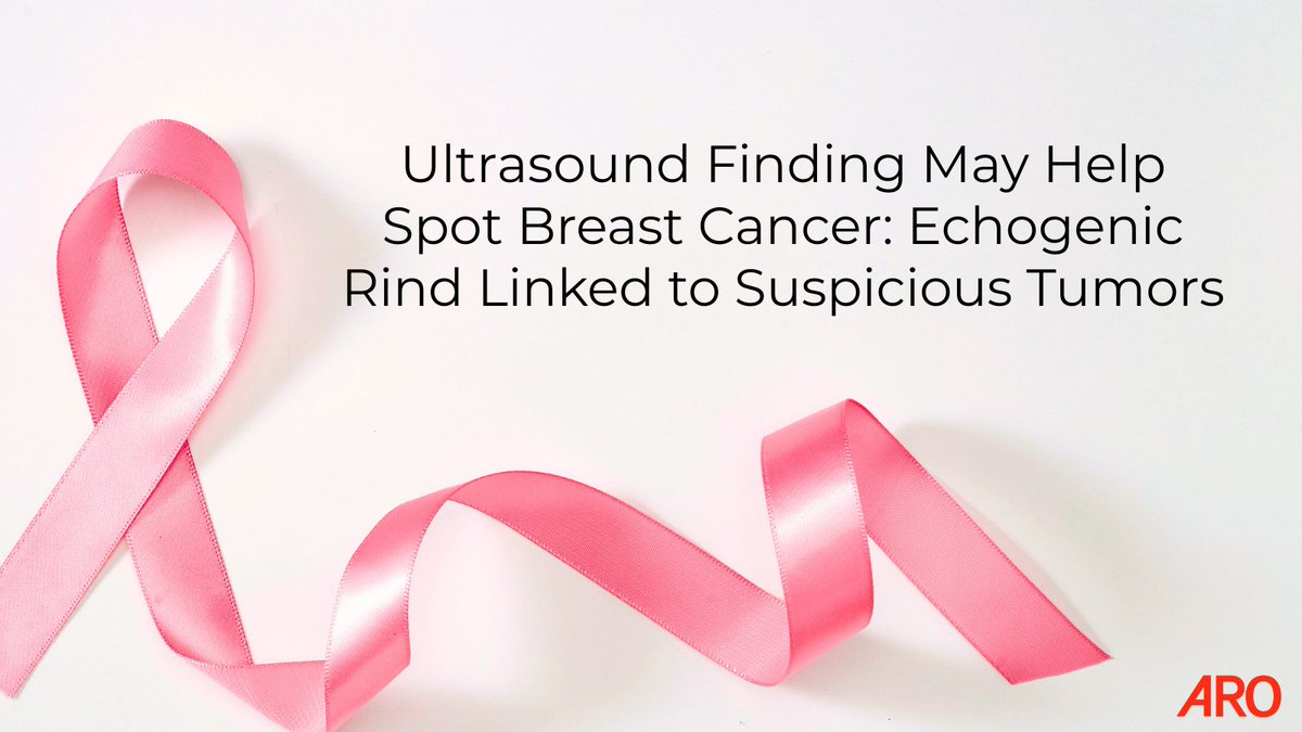 Applied_RadOnc's tweet image. “These results suggest that recognizing echogenic rinds may give radiologists greater diagnostic confidence and improve preoperative tumor sizing,” the authors concluded. 
🩷 ow.ly/MO8Z30sQcqQ
#BCAM25 #BreastCancerAwarenessMonth #Pinktober