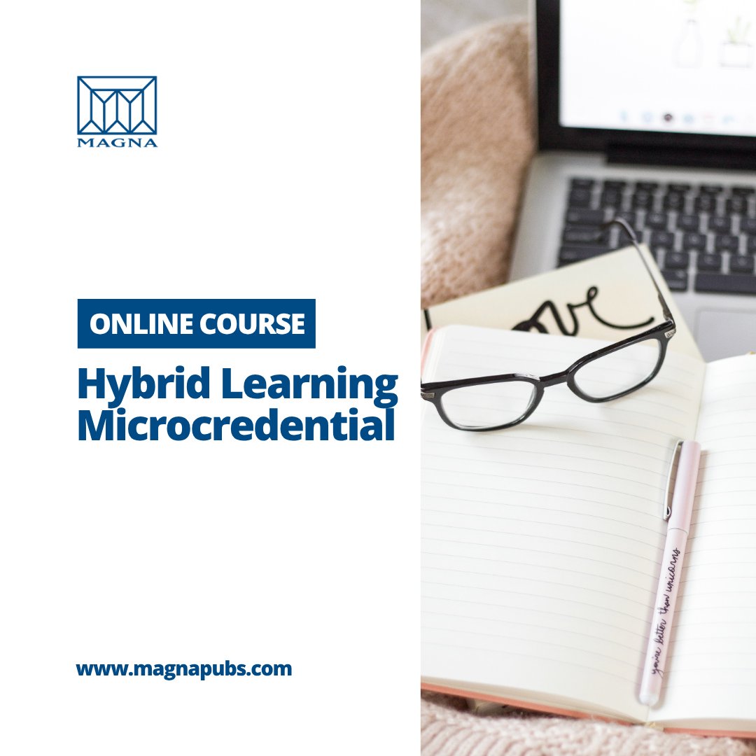 🎓 Expand Your Teaching Expertise with the Hybrid Learning Microcredential

This 8.5-hour asynchronous course adapts to your unique teaching needs through a personalized learning path. 

🔗 Learn more and start today: magnapubs.com/product/online…