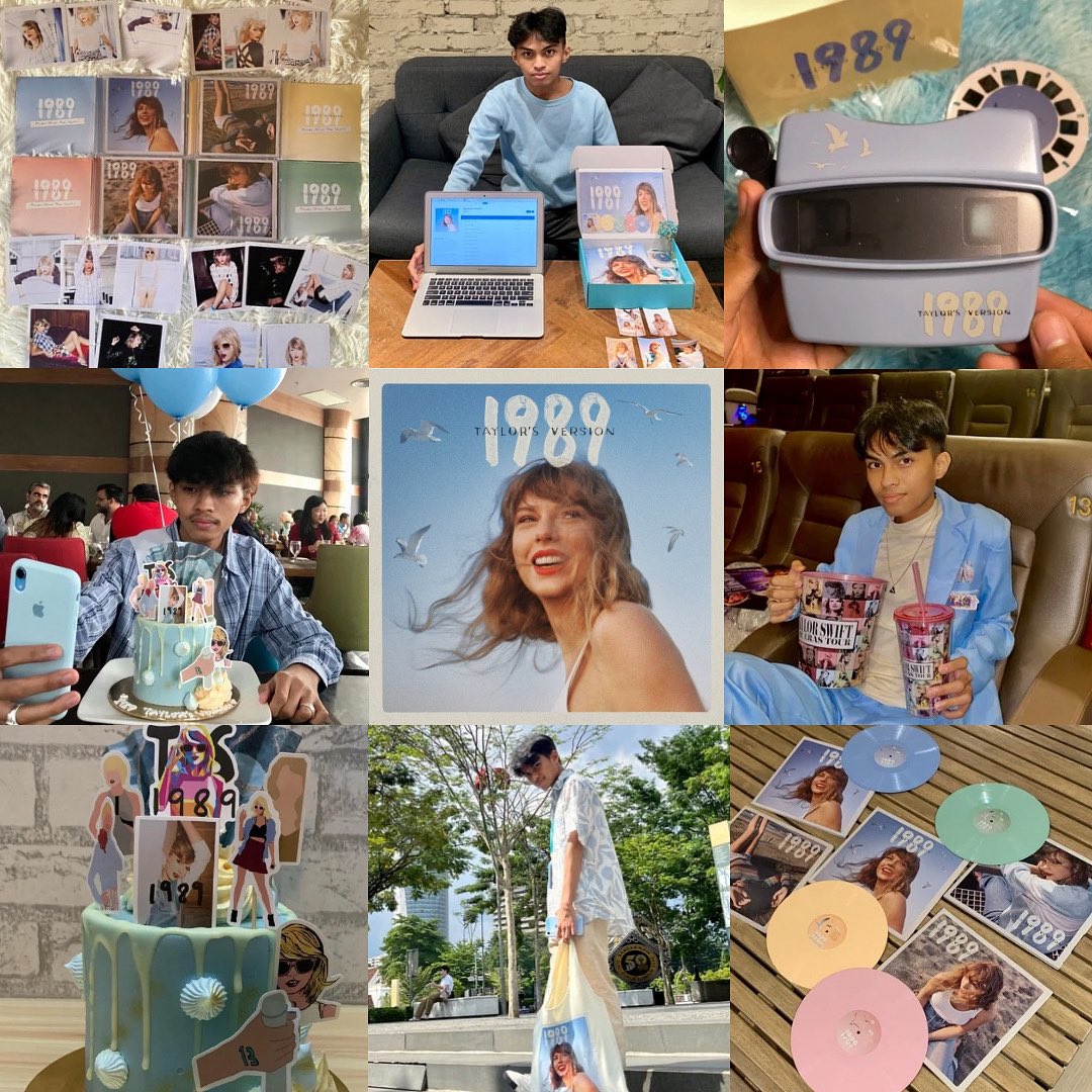 My favorite singer is Taylor, and she was born in 1989 🩵

It’s been two years since she reclaimed her story, one era at a time. From taking polaroids to dancing to the beats. This is the definition of pop perfection, her version. myself. 

#taylorswift #1989taylorsversion #style