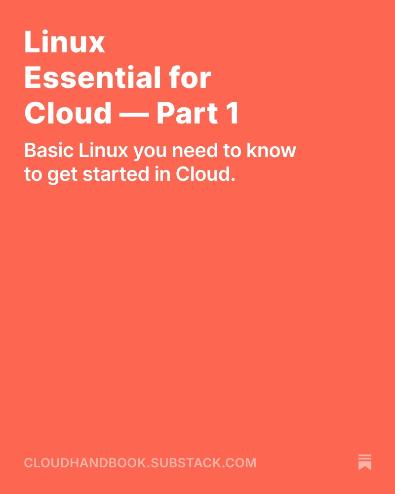 TowardsAws's tweet image. Linux Essentials for Cloud — Part 1

Read more: cloudhandbook.substack.com/p/linux-essent…