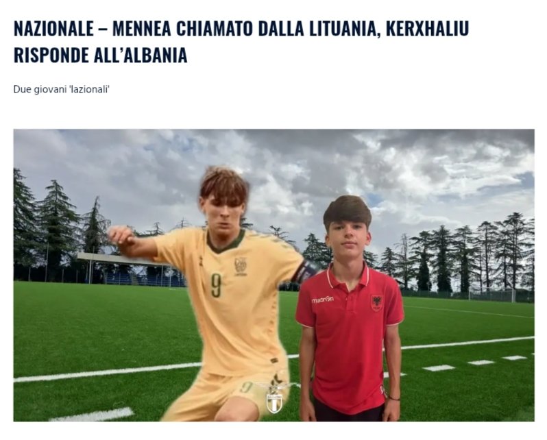 🇱🇹🇦🇱NAZIONALE – Mennea chiamato dalla Lituania, Kerxhaliu risponde all’Albania

Fatevi valere aquilotti! 💙🤍💙🦅

NEL DETTAGLIO ⤵️

sslazio.it/it/news/settor…